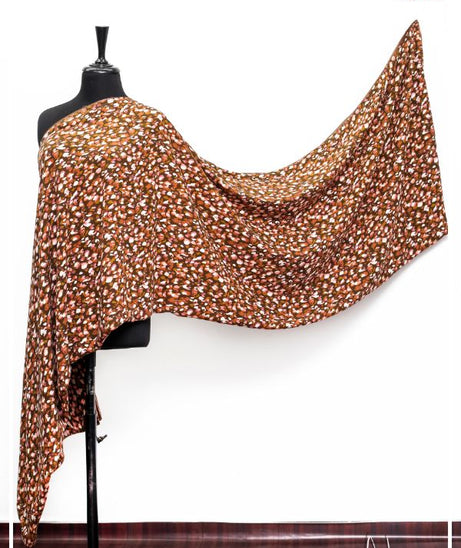 Linen Printed Shawl D#1-B