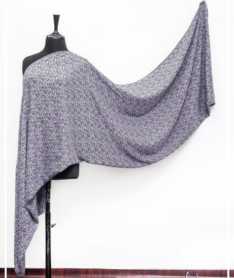Linen Printed Shawl D#1-BB