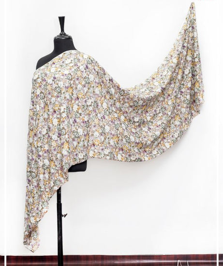 Linen Printed Shawl D#1-D
