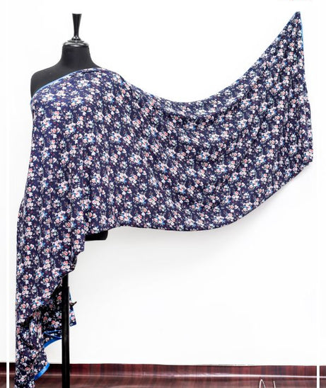 Linen Printed Shawl D#1-E