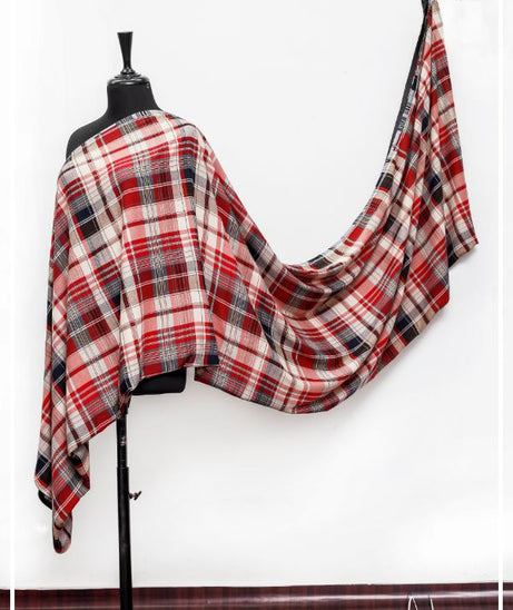 Linen Printed Shawl D#1-Q