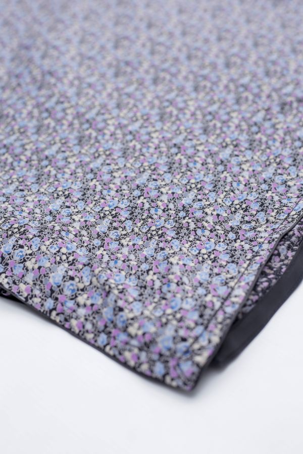 Linen Printed Shawl D#1-T