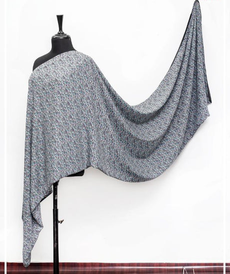 Linen Printed Shawl D#1-U