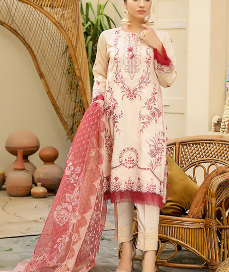 Lok Virsa Heer Emb Viscose'21 D#3