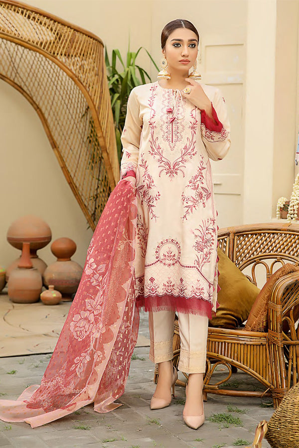 Lok Virsa Heer Emb Viscose'21 D#3