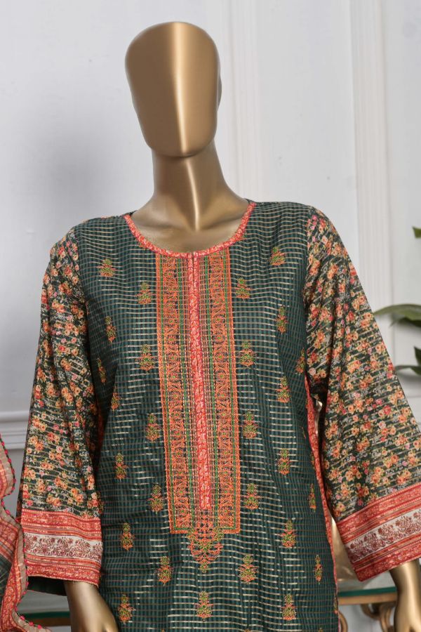 LuckyTex Zauq-e-Libas Lawn`22 D#2201