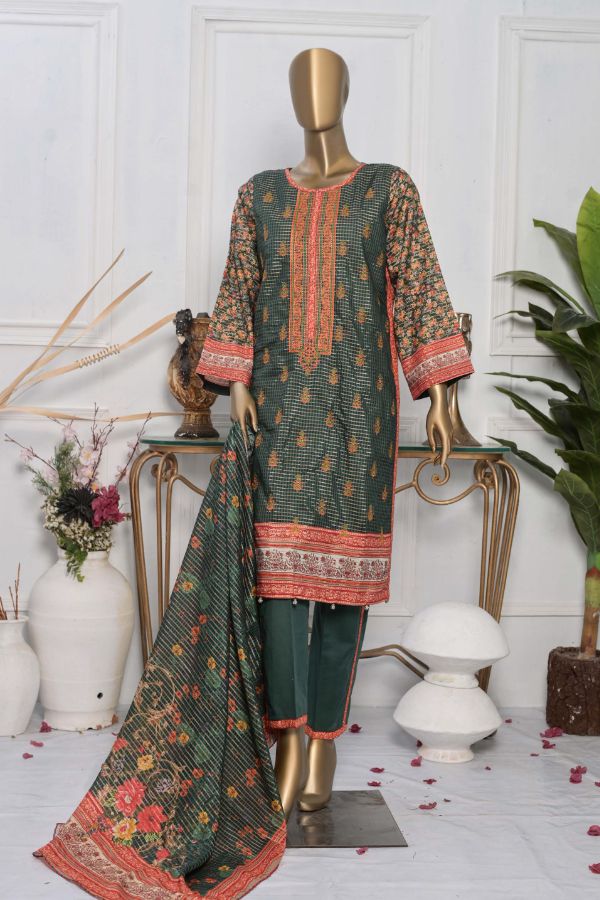 LuckyTex Zauq-e-Libas Lawn`22 D#2201