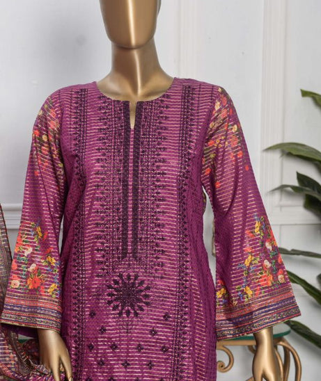 LuckyTex Zauq-e-Libas Lawn`22 D#2204