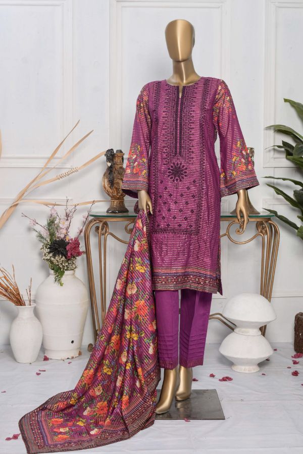 LuckyTex Zauq-e-Libas Lawn`22 D#2204