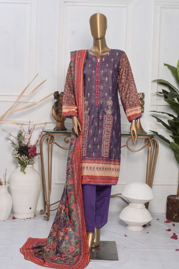 LuckyTex Zauq-e-Libas Lawn`22 D#2209