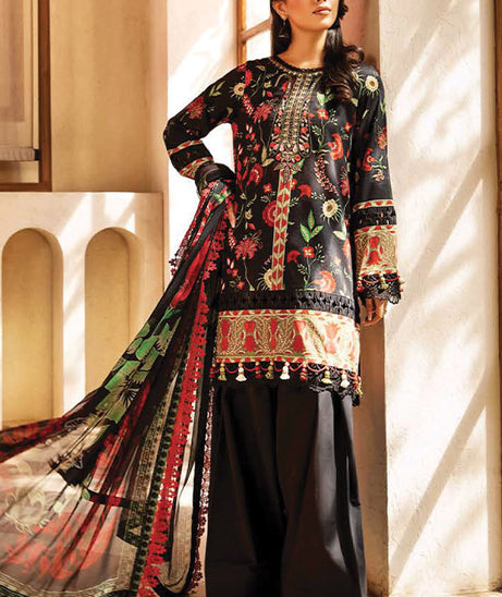 M Basics Unstitched Eid Lawn`25 D#01A