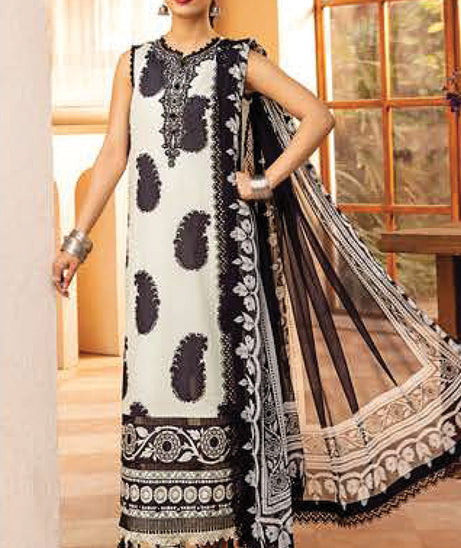 M Basics Unstitched Eid Lawn`25 D#11B