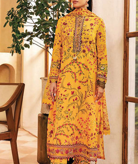 M Basics Unstitched Eid Lawn`25 D#12A