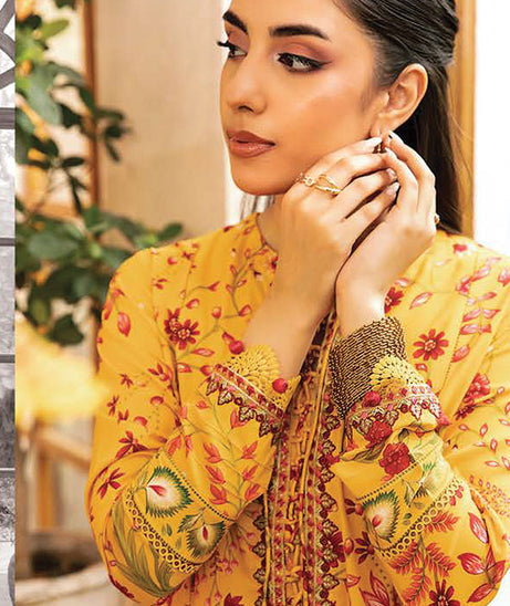 M Basics Unstitched Eid Lawn`25 D#12A