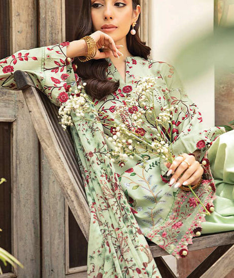 M Basics Unstitched Eid Lawn`25 D#12B