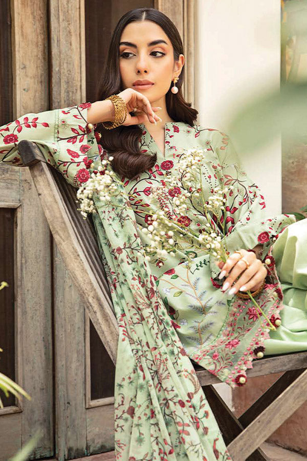 M Basics Unstitched Eid Lawn`25 D#12B