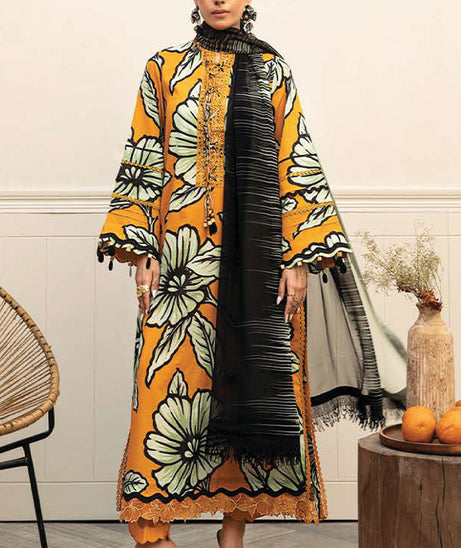 M Basics Unstitched Eid Lawn`25 D#02A
