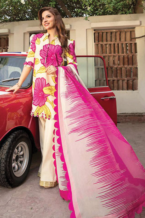 M Basics Unstitched Eid Lawn`25 D#02B