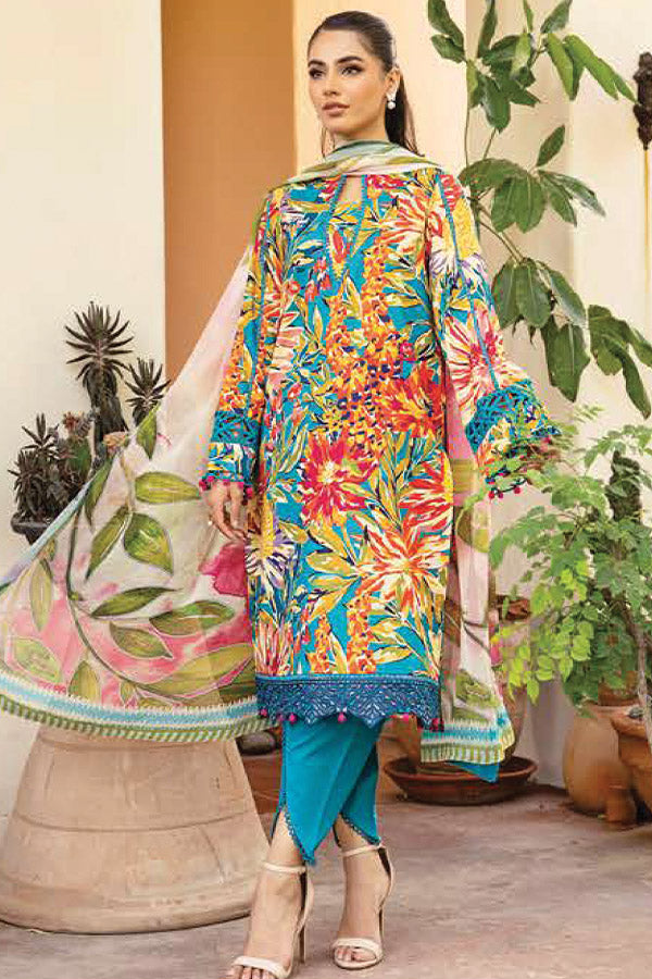 M Basics Unstitched Eid Lawn`25 D#03A