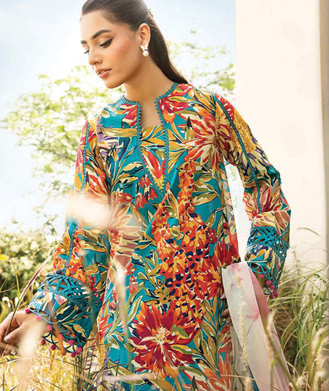 M Basics Unstitched Eid Lawn`25 D#03A