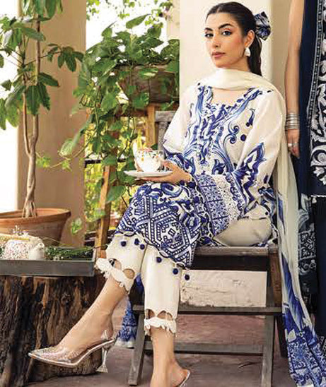 M Basics Unstitched Eid Lawn`25 D#04A