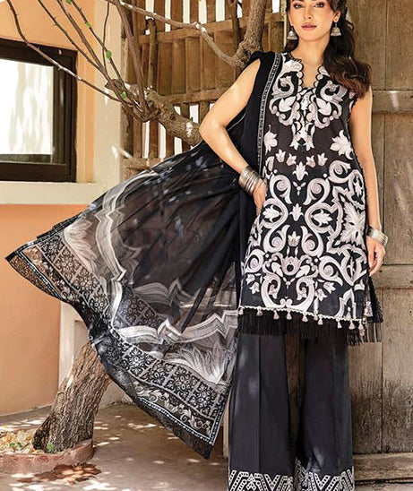 M Basics Unstitched Eid Lawn`25 D#04B
