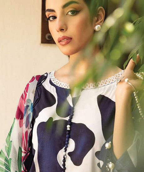 M Basics Unstitched Eid Lawn`25 D#05B