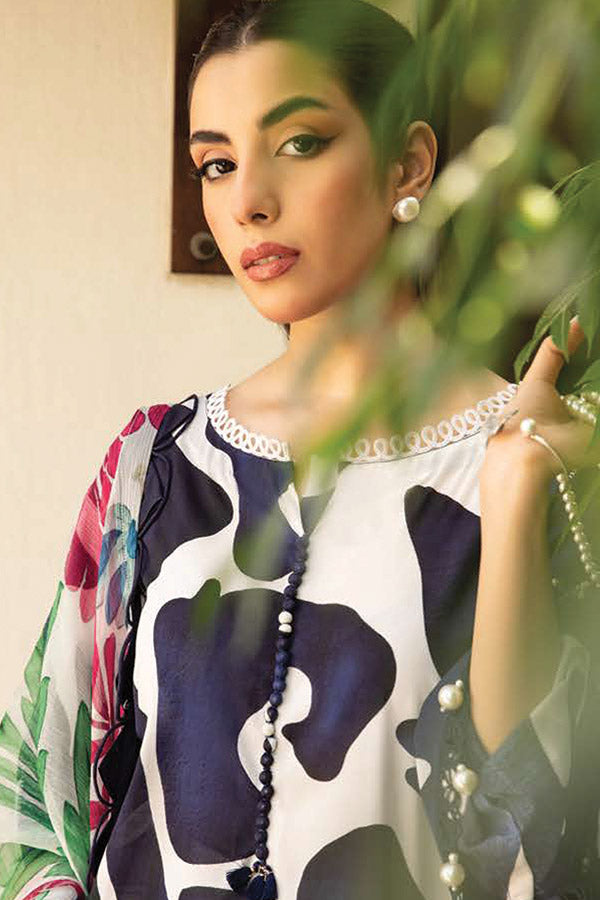 M Basics Unstitched Eid Lawn`25 D#05B