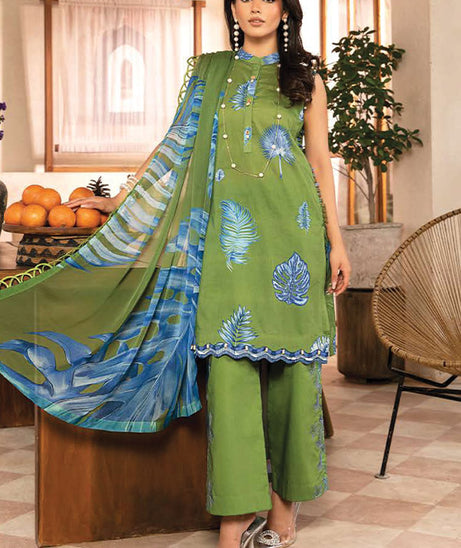 M Basics Unstitched Eid Lawn`25 D#06A