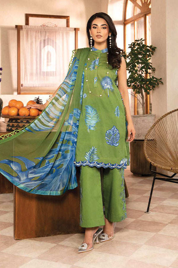 M Basics Unstitched Eid Lawn`25 D#06A