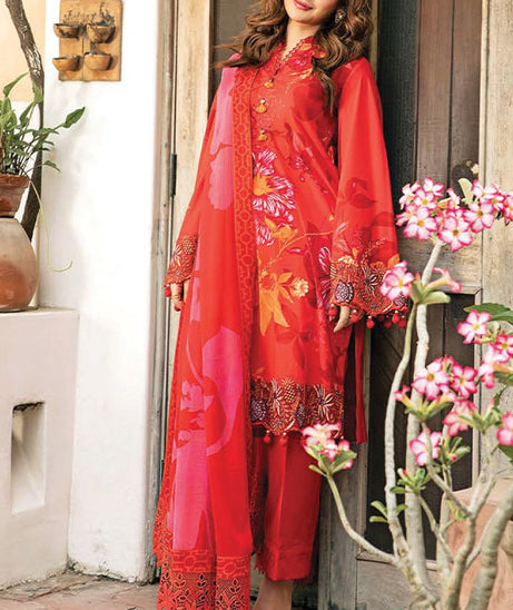 M Basics Unstitched Eid Lawn`25 D#07A