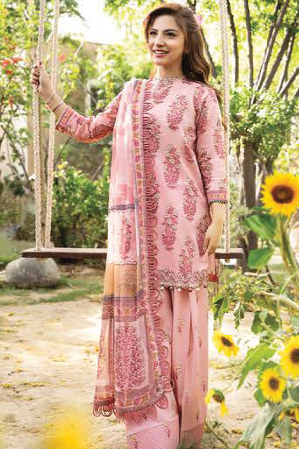 M Basics Unstitched Eid Lawn`25 D#08A