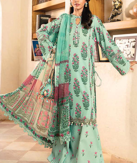 M Basics Unstitched Eid Lawn`25 D#08B