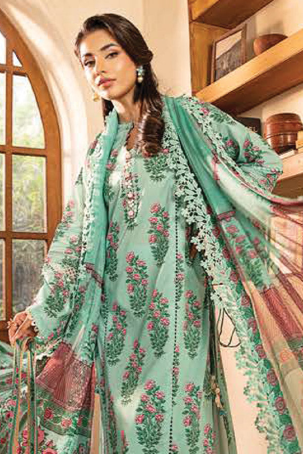 M Basics Unstitched Eid Lawn`25 D#08B