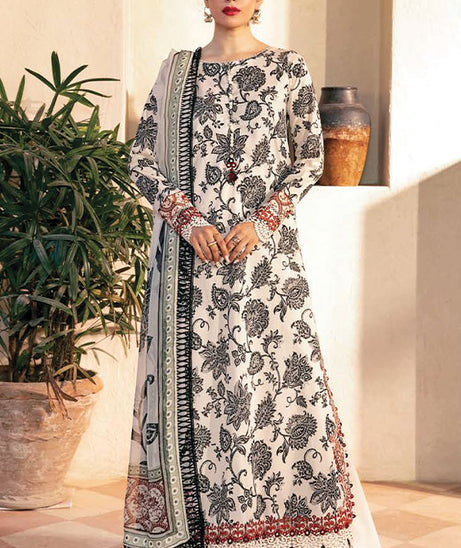 M Basics Unstitched Eid Lawn`25 D#09A