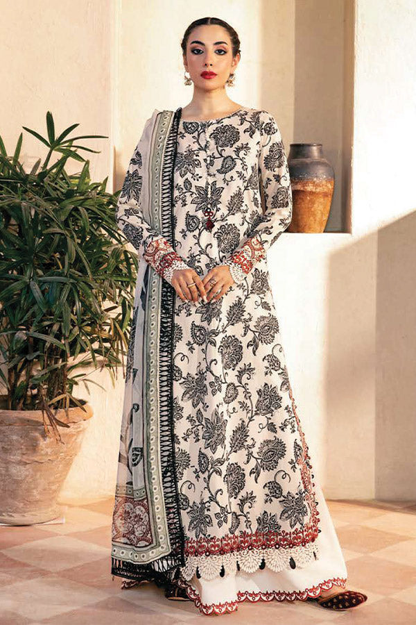 M Basics Unstitched Eid Lawn`25 D#09A