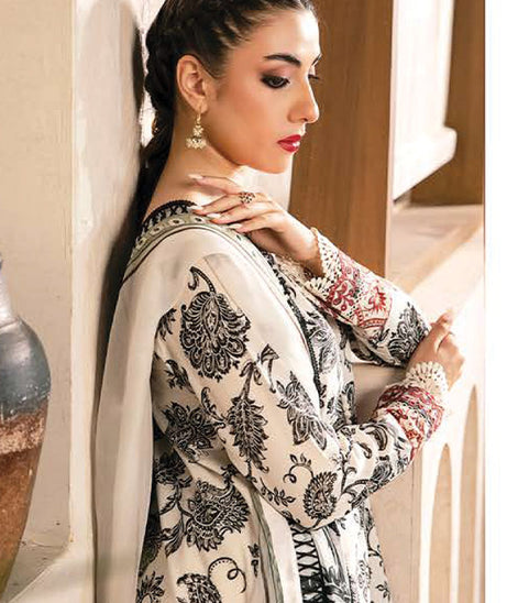 M Basics Unstitched Eid Lawn`25 D#09A