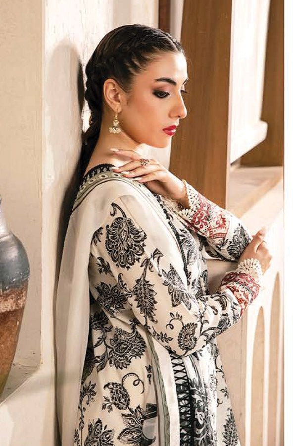 M Basics Unstitched Eid Lawn`25 D#09A