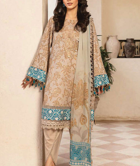 M Basics Unstitched Eid Lawn`25 D#09B