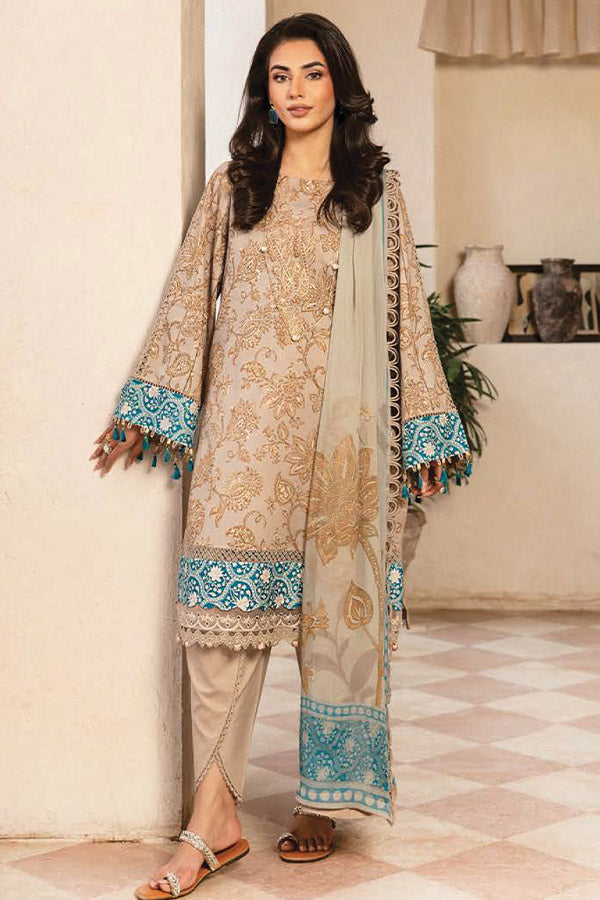 M Basics Unstitched Eid Lawn`25 D#09B