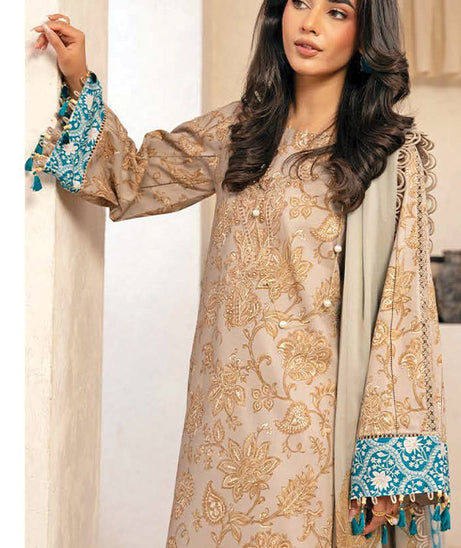 M Basics Unstitched Eid Lawn`25 D#09B