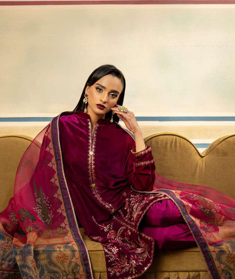 M.Basics By Maria.B Unstitched Festive'24 D#5