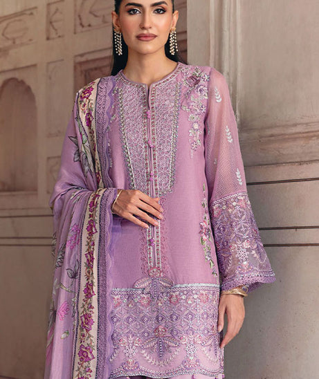 M.Basics Unstitched Winter Festive`25 D#2 (Lilac)