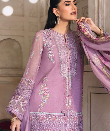 M.Basics Unstitched Winter Festive`25 D#2 (Lilac)