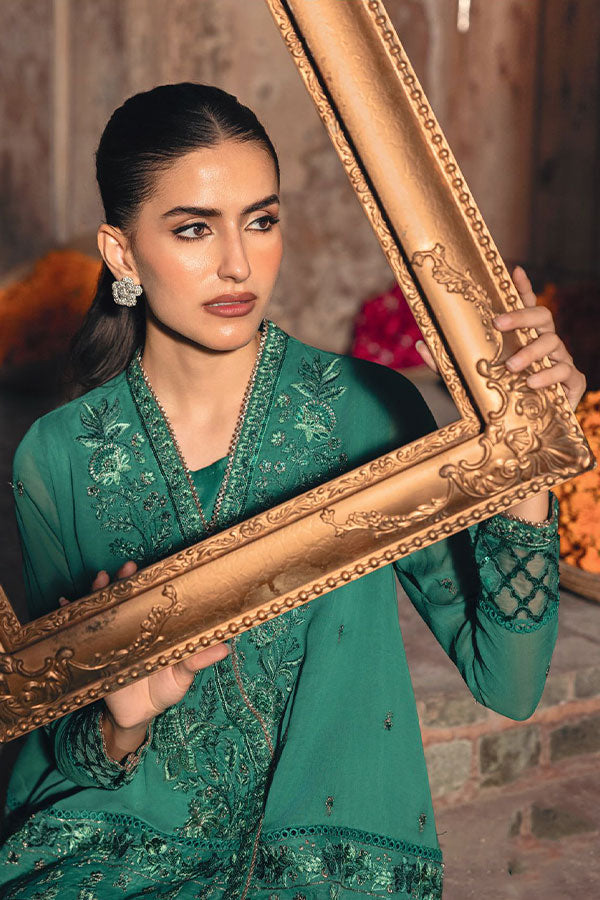 M.Basics Unstitched Winter Festive`25 D#3 (Teal Green)