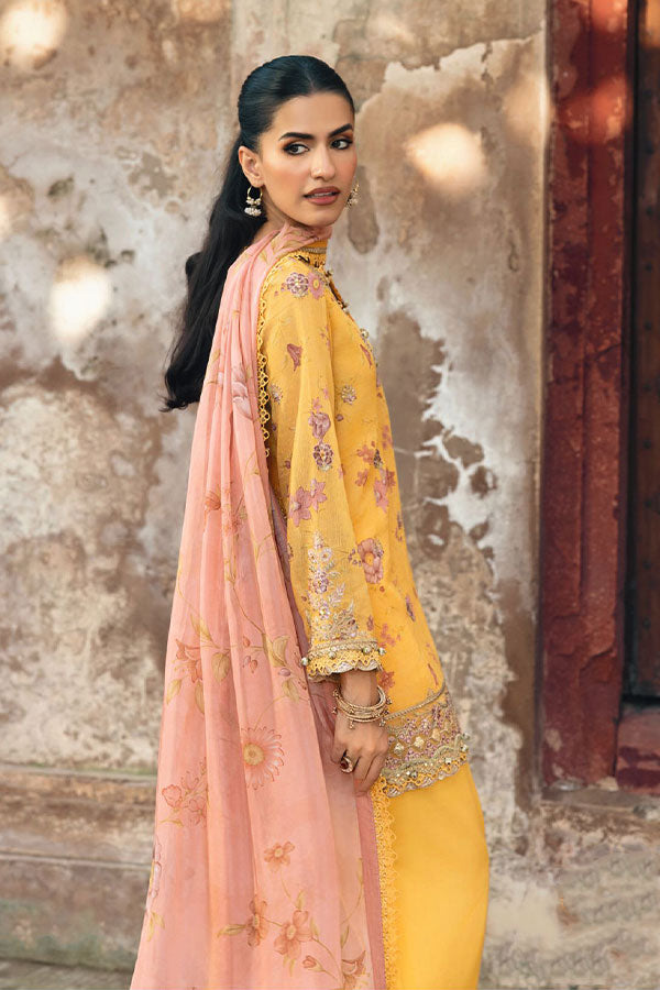 M.Basics Unstitched Winter Festive`25 D#4 (Yellow)