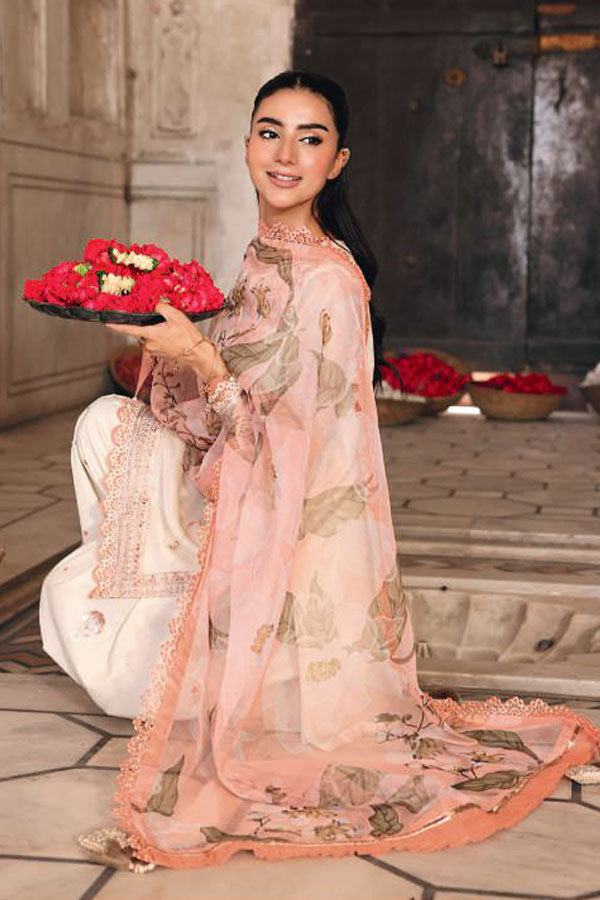 M.Basics Unstitched Winter Festive`25 D#5 (Off White)