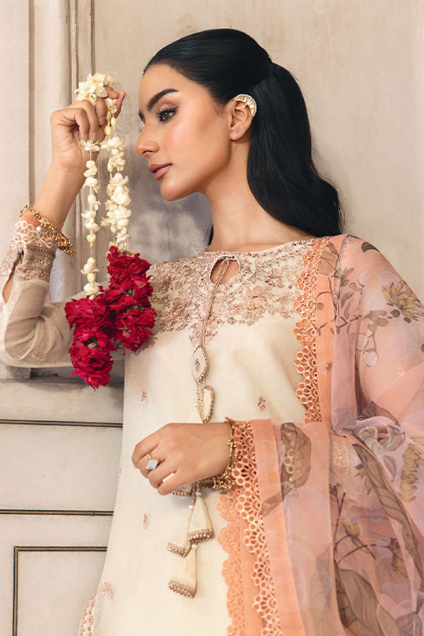 M.Basics Unstitched Winter Festive`25 D#5 (Off White)