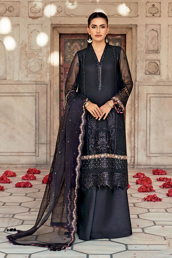 M.Basics Unstitched Winter Festive`25 D#6 (Black)