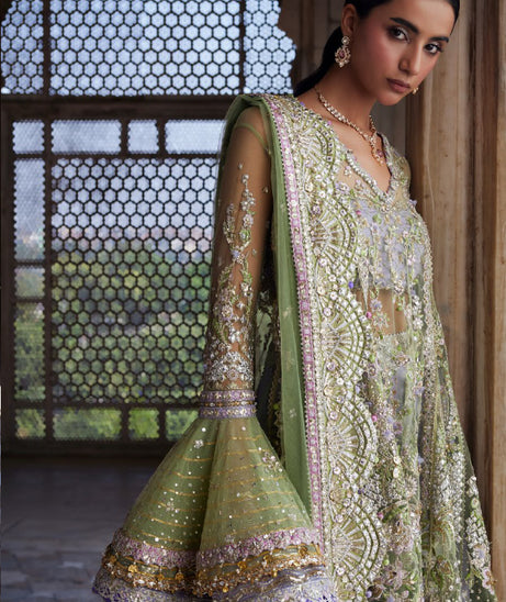 Zaha Gossamer Unstitched Wedding Festive`25 (D#07)